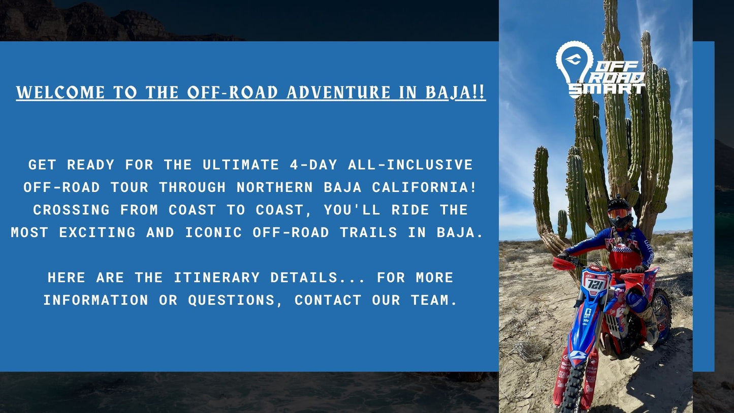 *ENGLISH* BAJA Off-Road Tour 4 DAYS