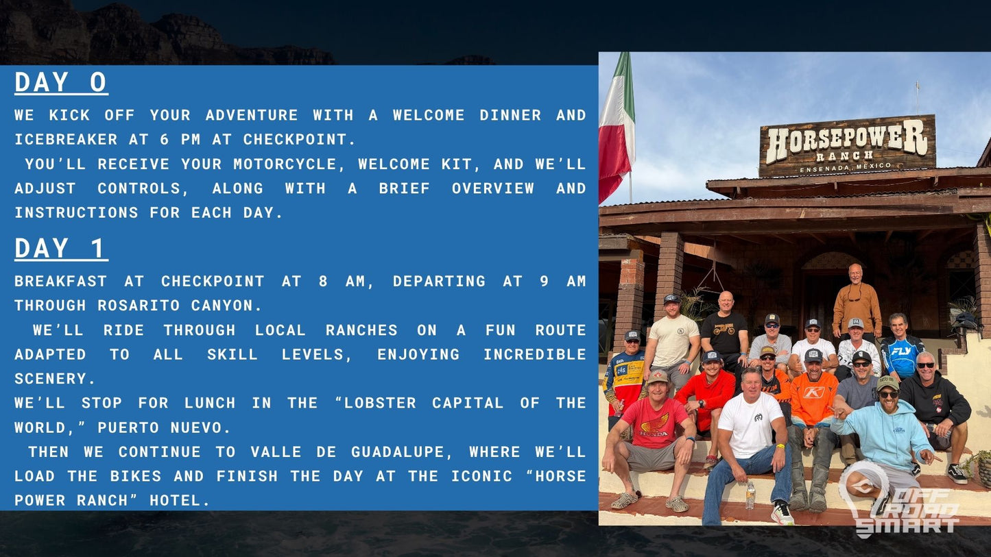 *ENGLISH* BAJA Off-Road Tour 4 DAYS