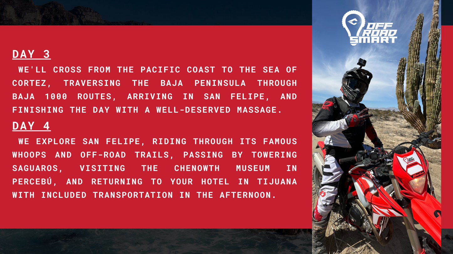 *ENGLISH* BAJA Off-Road Tour SEPT 25-28