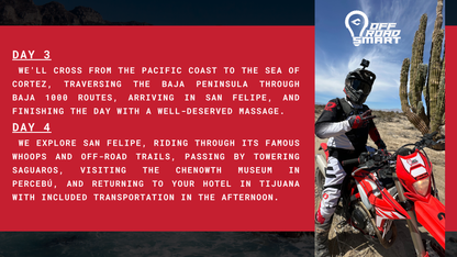 *ENGLISH* BAJA Off-Road Tour SEPT 25-28