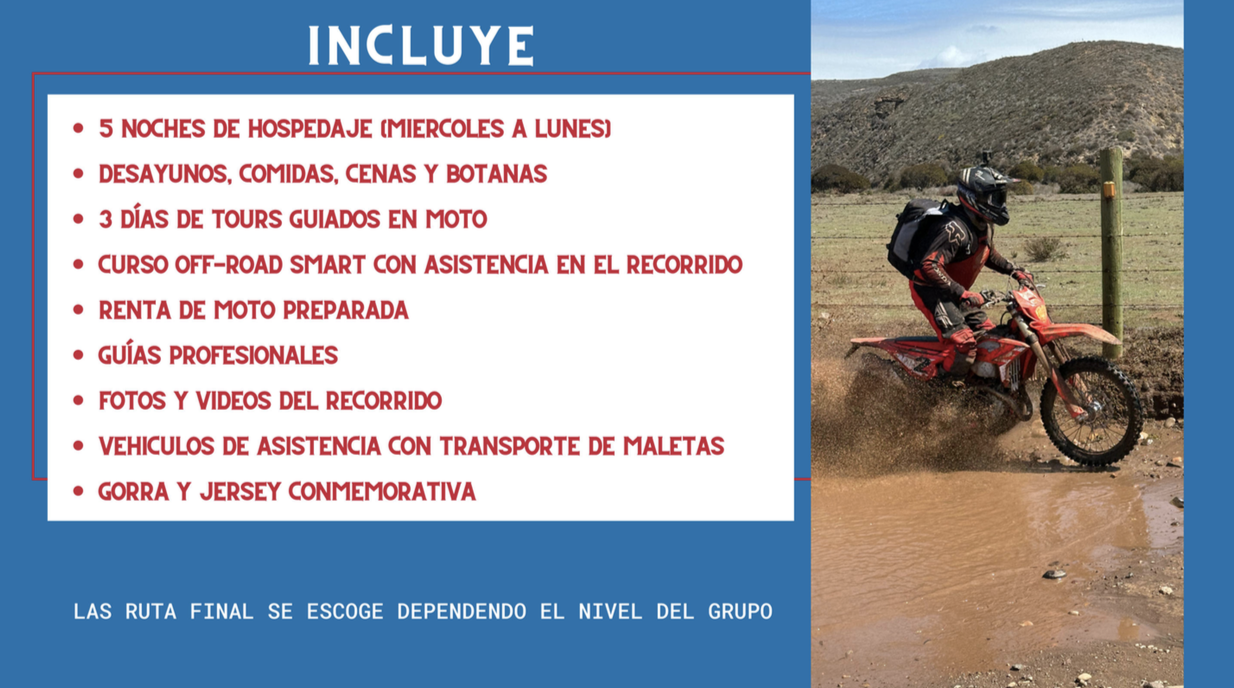*ESPAÑOL* BAJA Off-Road Tour MARZO 4-8